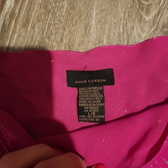 Pink size large Anne Carson top - Picture 3 of 5